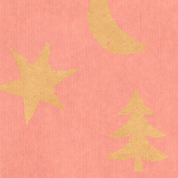 Night Forest - terracotta-gold