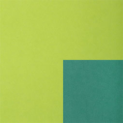 Bicolor anisette, smaragd - Recyclingpapier weiß