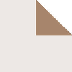 Bicolor - perlweiß-kupfer