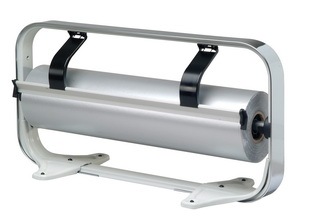Tisch-Abroller (Papier/ Folie), verchromt, gezahnte Schiene - STANDARD 151 D