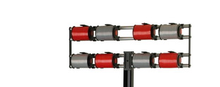 Aufsatz-Abroller für 8 Spulen - MULTI-ZAC 8 Spulen