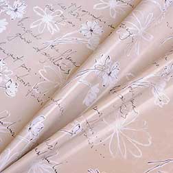 Swinging Flowers - warmgrey-schwarz
