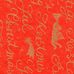 Kalligraphie - rot-gold