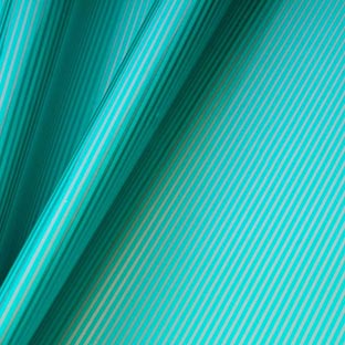 Lignes plastifiziert - türkis-silber