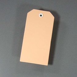 Collianhänger Karton - 60 x 113 mm mit Kunststofföse
