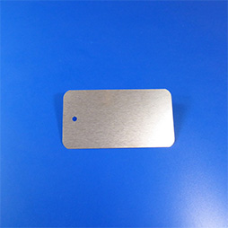 Warenanhänger, Metall, silber - 65 x 120 mm, 1.000 Stück