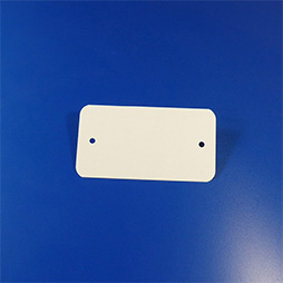 Warenanhänger, Metall, weiß - 65 x 120 mm, 1.000 Stück