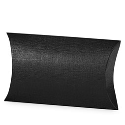 Kissenverpackung schwarz - 170 x 120 x 40 mm