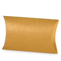 Kissenverpackung gold - 170 x 120 x 40 mm