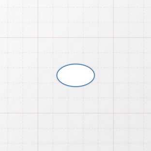Oval - 25 x 15 mm