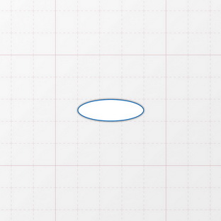 Oval - 30 x 10 mm