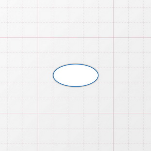 Oval - 30 x 15 mm