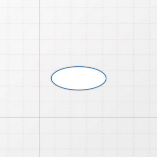 Oval - 35 x 15 mm