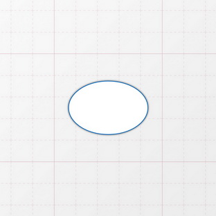 Oval - 37 x 25 mm