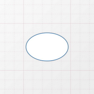 Oval - 45 x 30 mm
