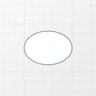 Oval - 50 x 35 mm