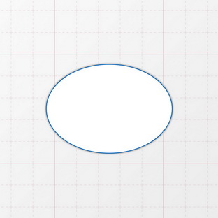 Oval - 58 x 41 mm