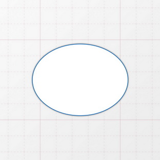 Oval - 60 x 45 mm