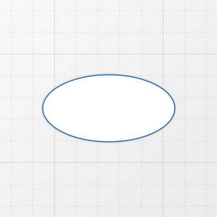 Oval - 61 x 31 mm