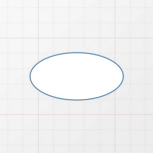 Oval - 61 x 31 mm