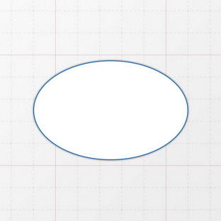 Oval - 70 x 45 mm