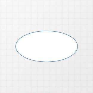 Oval - 100 x 50 mm