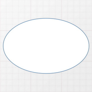 Oval - 140 x 90 mm