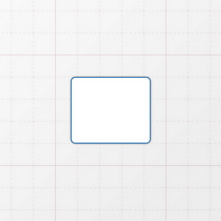 Rechteckform mit abgerundeten Ecken