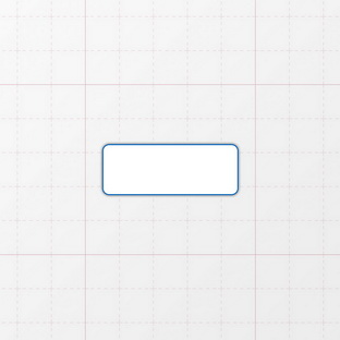 Rechteckform mit abgerundeten Ecken