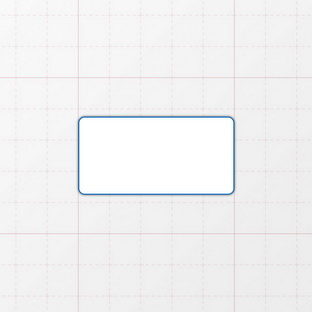 Rechteckform mit abgerundeten Ecken