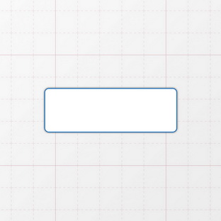 Rechteckform mit abgerundeten Ecken