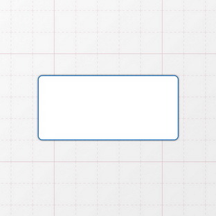Rechteckform mit abgerundeten Ecken