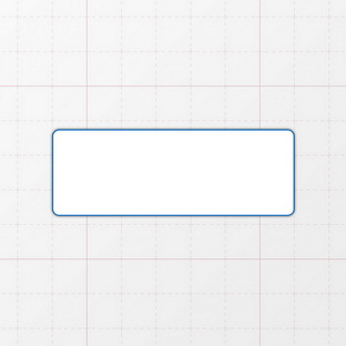 Rechteckform mit abgerundeten Ecken