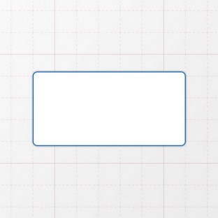 Rechteckform mit abgerundeten Ecken
