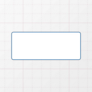 Rechteckform mit abgerundeten Ecken