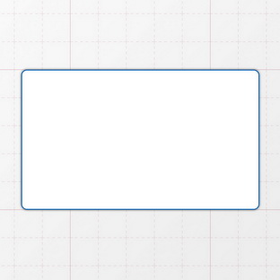 Rechteckform mit abgerundeten Ecken