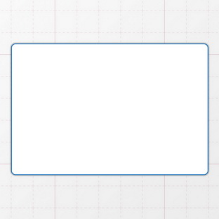 Rechteckform mit abgerundeten Ecken