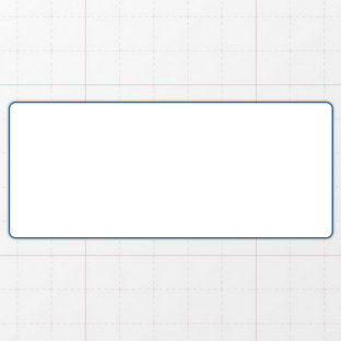 Rechteckform mit abgerundeten Ecken
