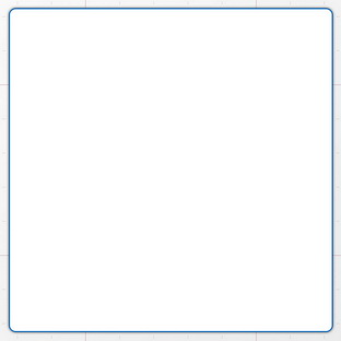 Rechteckform mit abgerundeten Ecken - 95 x 95 mm