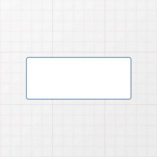Rechteckform mit abgerundeten Ecken