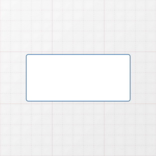 Rechteckform mit abgerundeten Ecken - 100 x 45 mm
