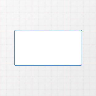 Rechteckform mit abgerundeten Ecken