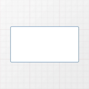 Rechteckform mit abgerundeten Ecken - 115 x 60 mm