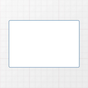 Rechteckform mit abgerundeten Ecken - 120 x 80 mm