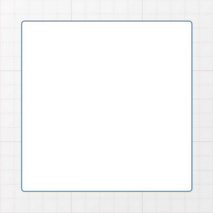 Rechteckform mit abgerundeten Ecken - 120 x 120 mm