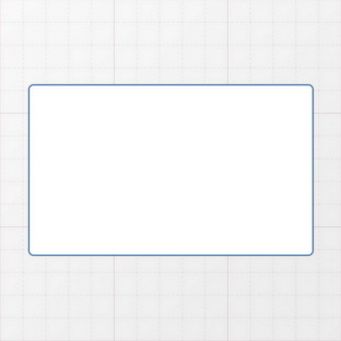 Rechteckform mit abgerundeten Ecken - 125 x 75 mm