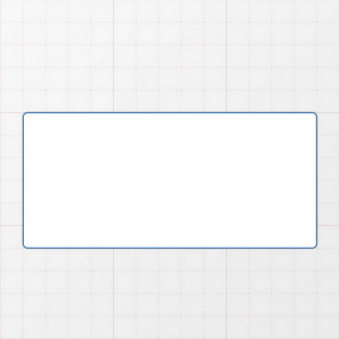 Rechteckform mit abgerundeten Ecken
