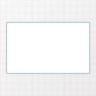 Rechteckform mit abgerundeten Ecken - 130 x 80 mm