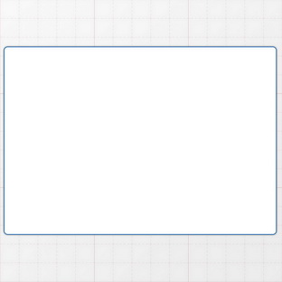 Rechteckform mit abgerundeten Ecken - 145 x 100 mm