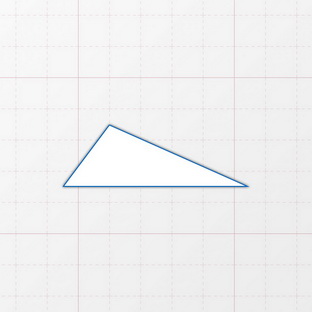 Dreieck - 60 x 20 mm